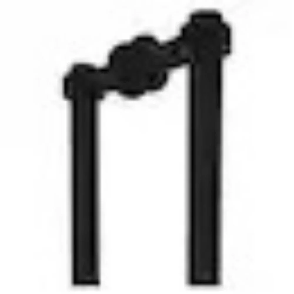 NEW Allied Brass Matte black 18-in Hinged shower door handle